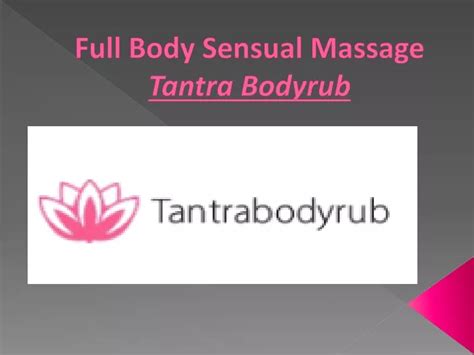 Full Body Sensual Massage Escort Vac